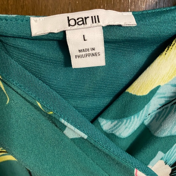 Bar III Tropical Mini Sundress - Picture 4 of 6